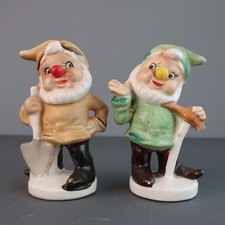 Vintage Ceramic Gnomes / Dwarf