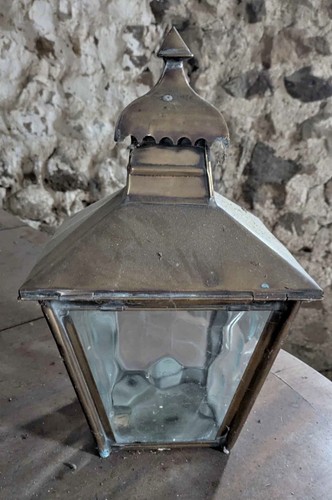 Antique hexagonal copper