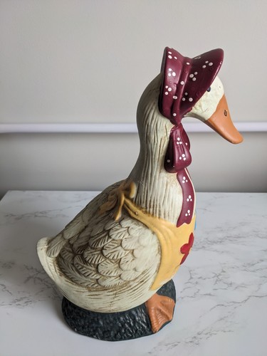 Goose pottery ornament - ornament., for