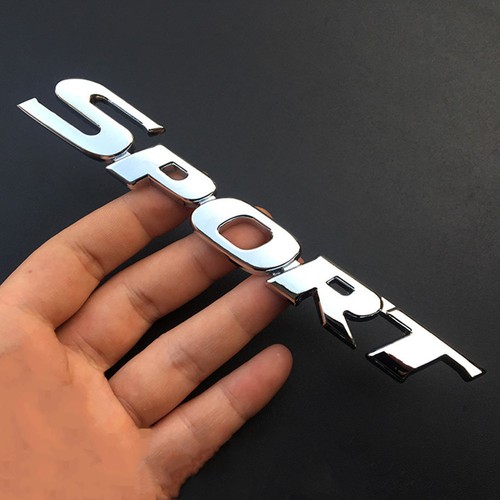 Car metal sport logo - 3d,