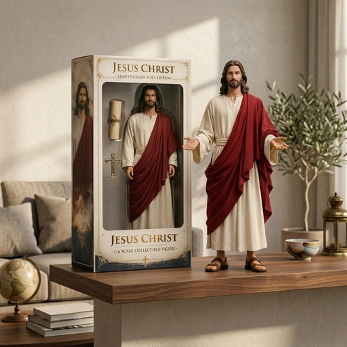 Hand painted jesus - jesus, christ