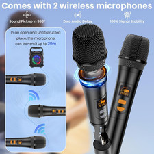 Portable karaoke machine with - karaoke,