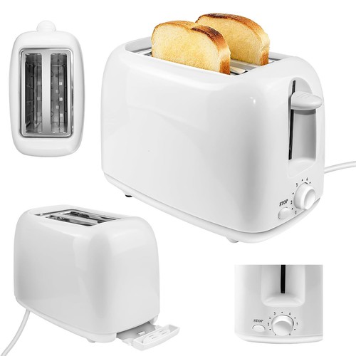 White 850w slice - white, 2-slice
