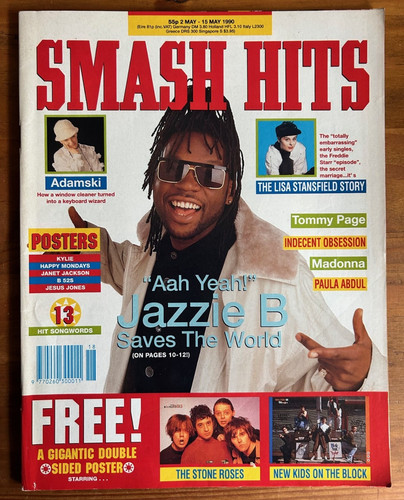 Smash hits magazine 1990 - smash,