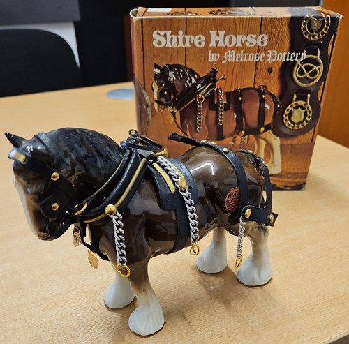 Vintage shire horse - horse, by