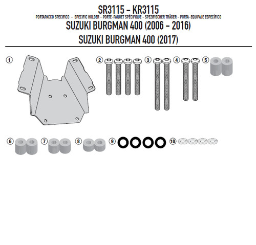 Suzuki burgman 400 2017 2022 - 400,