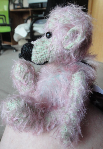 Pinky handmade ooak mohair - pinky,