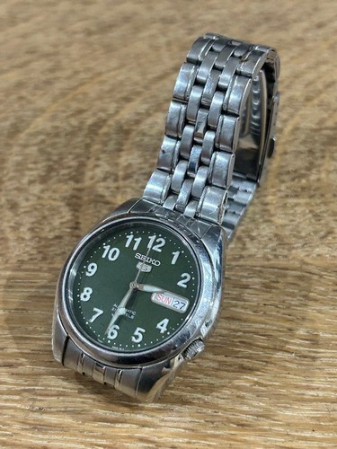 Seiko automatic watch - seiko, green