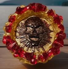Skull Ashtray Yellow/red
