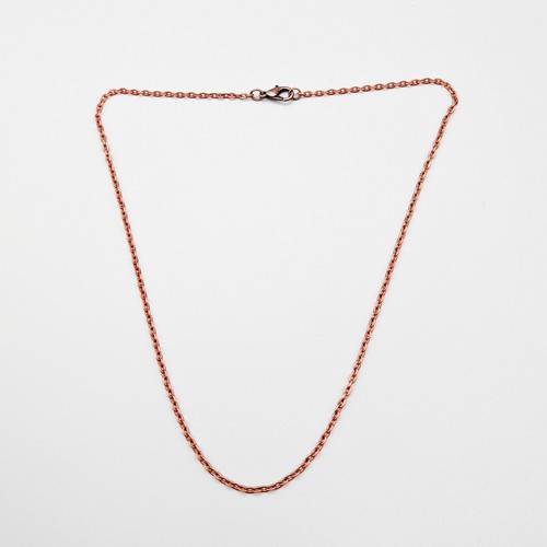 Antique copper iron flat oval - copper,