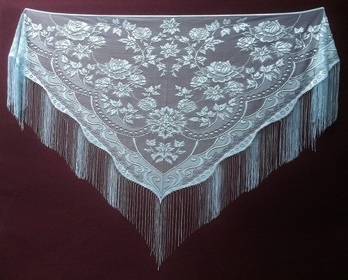 Lace shawl wrap victorian - lace,