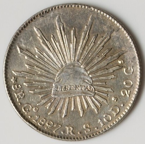 Mexico 1897 reales ch - 8,