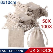 50/100X Small Burlap Jute