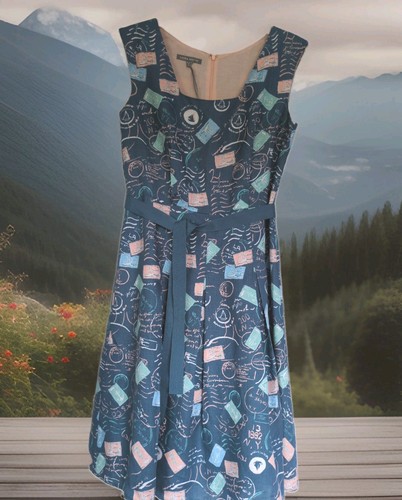 Laura ashley sleeveless midi - ashley,