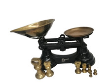 Librasco Vintage Kitchen Scales made In England With Set Of 10 Weights