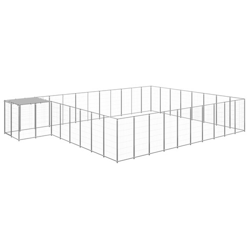 Dog kennel steel puppy outdoor - kennel,
