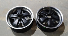 A pair of used Maxilite Fuchs style alloy 6Jx15 Deep style, 5x130pcd Porsche 911