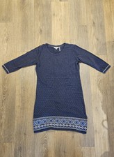 Fat Face Blue Fair Isle Jumper