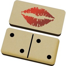 'Red Lips' Domino Set & Box