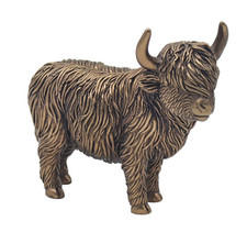 Highland Cow figurine stood