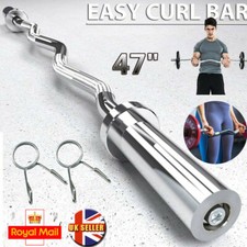 4ft Olympic Barbell 2" EZ Curl