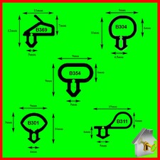 uPVC Bubble/Flipper Gasket PVC Window and Door  Rubber Seal for UPVC Window Door