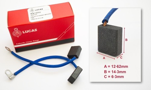 Genuine lucas dynamo brushes - genuine,