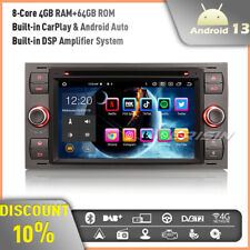 8-Core Android 13 Car Stereo Radio Ford C/S-Max Galaxy Kuga Focus Transit Mondeo