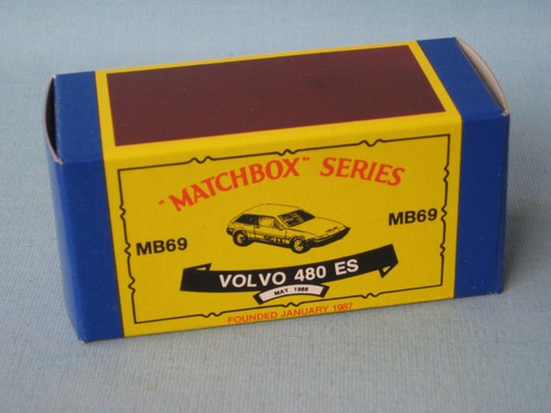 Matchbox volvo 480es - matchbox, vintage