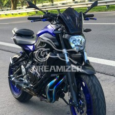 Motorcycle Black Triangle Rearview Mirrors For Yamaha MT07 MT09 MT10 MT125 FZ1