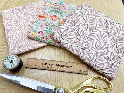Fabric bundle rose pink - fabric,