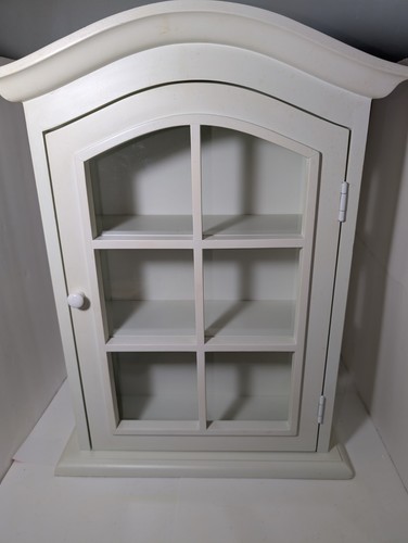 Curio cabinet arched removable