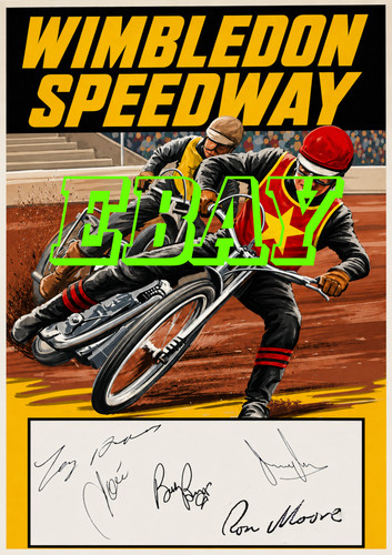 Wimbledon dons speedway - wimbledon, retro