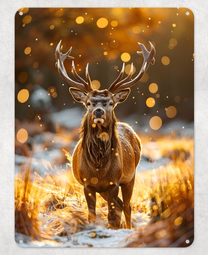 Scottish highland deer - scottish, metal