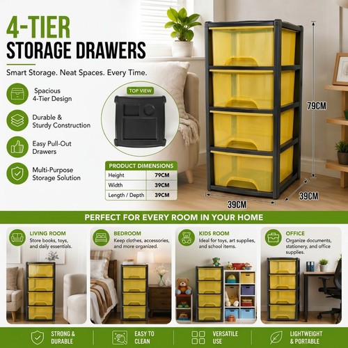 Large tier plastic - 4,