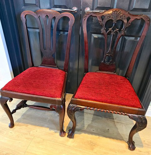 Pair vintage chippendale - pair,