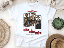 The Good The Bad And  The Ugly Retro Movie T-Shirt Clint Eastwood Epiphany