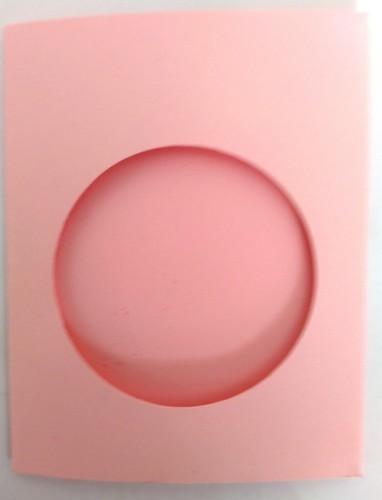 Aperture cards pink - , linen