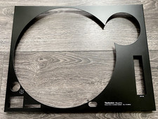 Technics SL-1210 MK2 Matte Black Faceplate Cover & Screen Printing