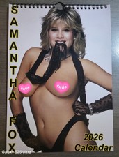Samantha Fox nude Calendar 2026 Page 3 pin up model A4 High-Quality 