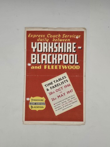 Yorkshire blackpool 1946 bus - 1946,