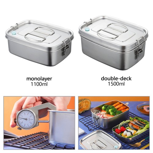 1500ml double layers lunch - 1500ml,