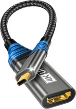 Micro HDMI to HDMI Adapter, 4K@60Hz 3D 1080P Type D to a Adapter Cable 