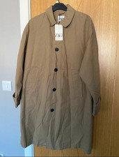 Zara Man Trench Coat Khaki