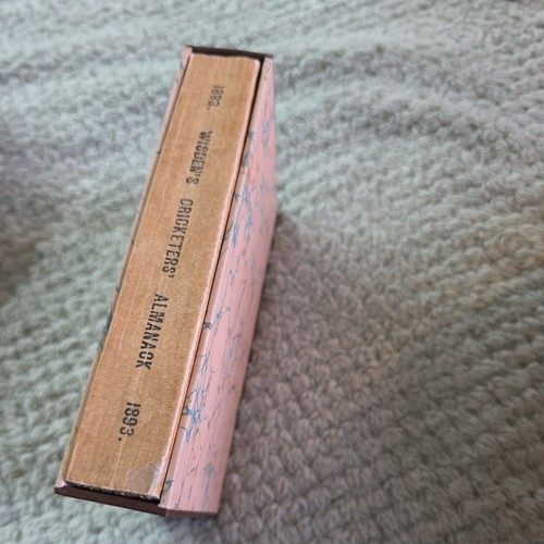 Wisden 1893 original paperback - original,