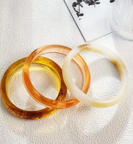 Gorgeous orange resin retro - resin,