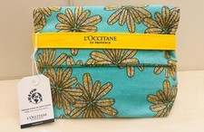 L'Occitane Green Floral Zipped