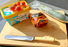 Large Flat Lascelles Vintage Butter Sandwich Knife Stainless Like Your Nan's