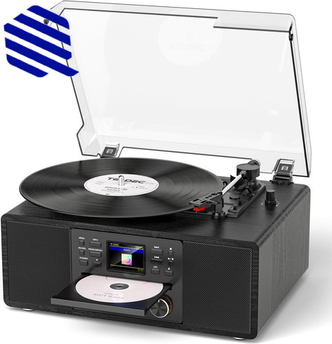 Bluetooth vinyl record player - record,