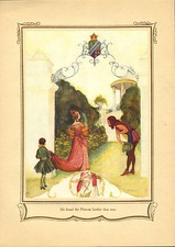 fairy flowers 1929 - willy pogany illustration - he found the princess !